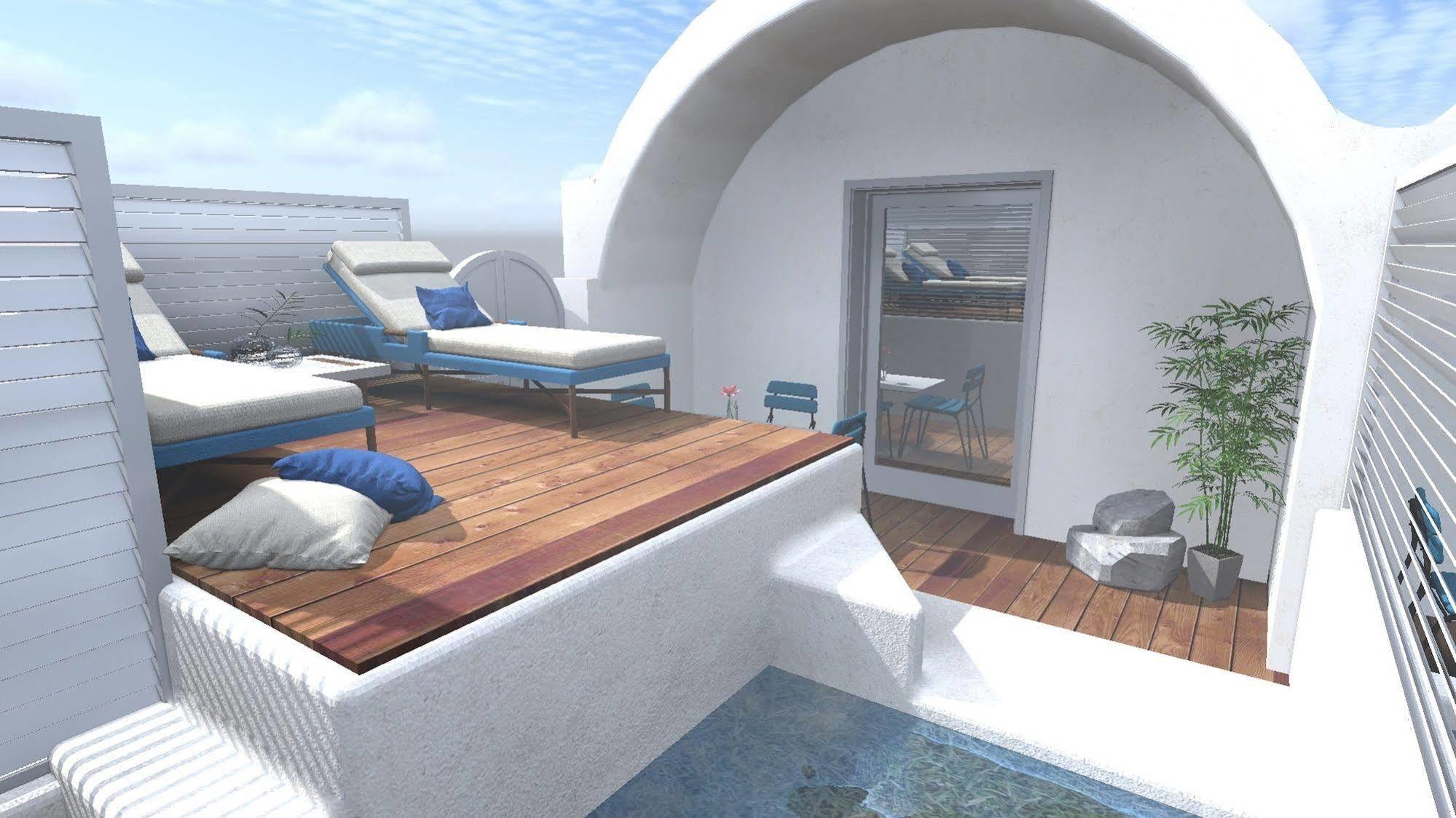 Aisling Micro Hotel Oia Bagian luar foto